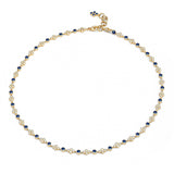 Mogul Sapphire Flower Necklace