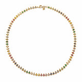 Evil Eye Rainbow Sapphire Necklace