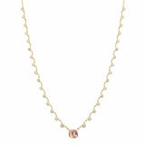 Diamond Cushion Necklace