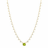 Diamond Cushion Necklace