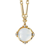 Small Mogul Diamond Gemstone Pendant