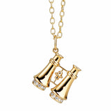 Binocular Charm Pendant