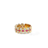 Cosmic Gemstone & Diamond Ring