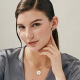 Cosmic Gemstone Starburst Center Pendant