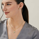 Cosmic Starburst Gemstone Pendant