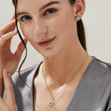 Cosmic Starburst Gemstone Pendant