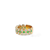 Cosmic Gemstone & Diamond Ring
