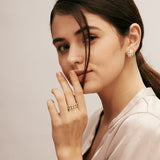 Cosmic Gemstone & Diamond Ring