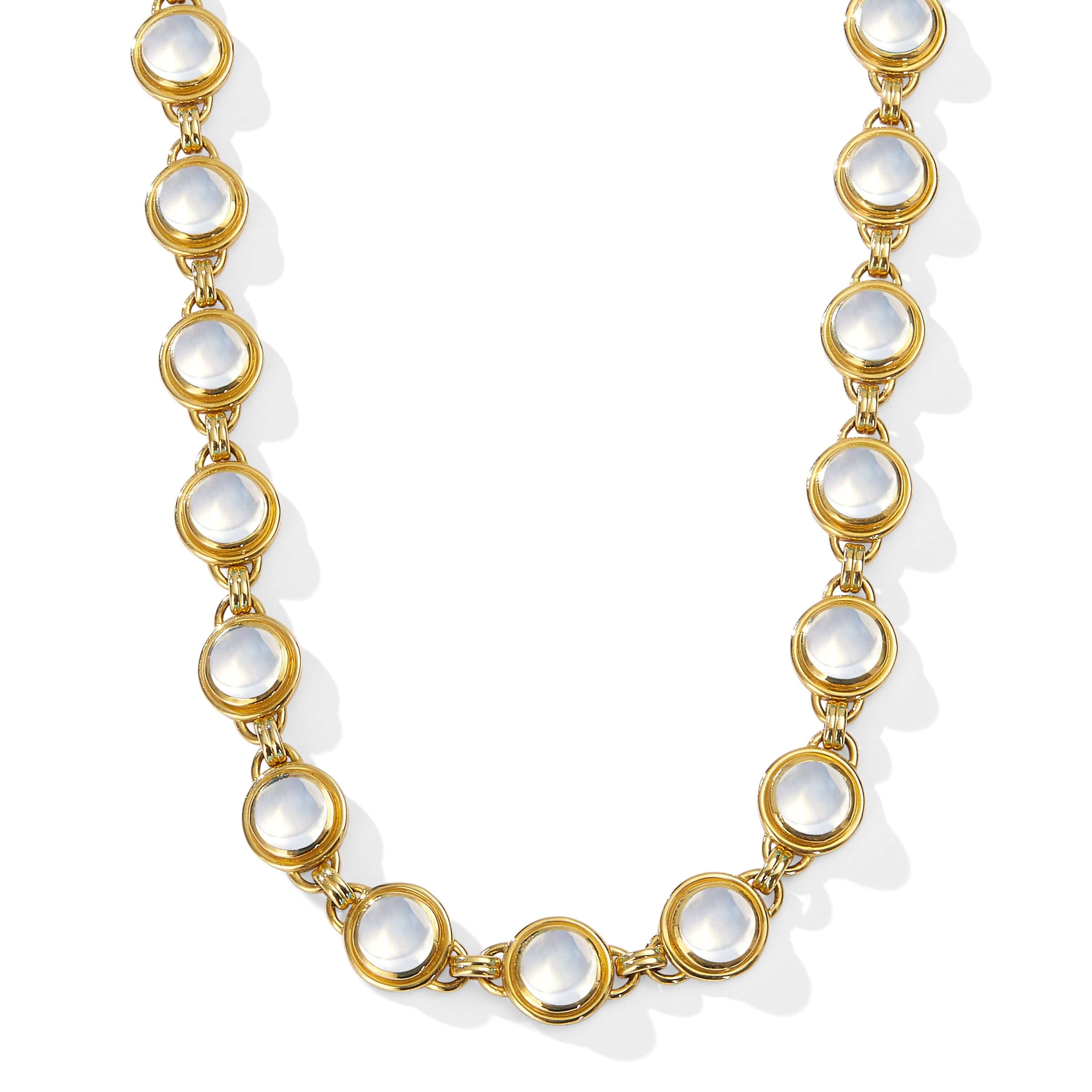 アクセサリー original 18K moon Jewelry 18k Yellow Gold Candy Moon Necklace | Syna