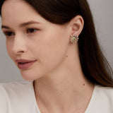Mogul Multi Gem Enamel Earrings