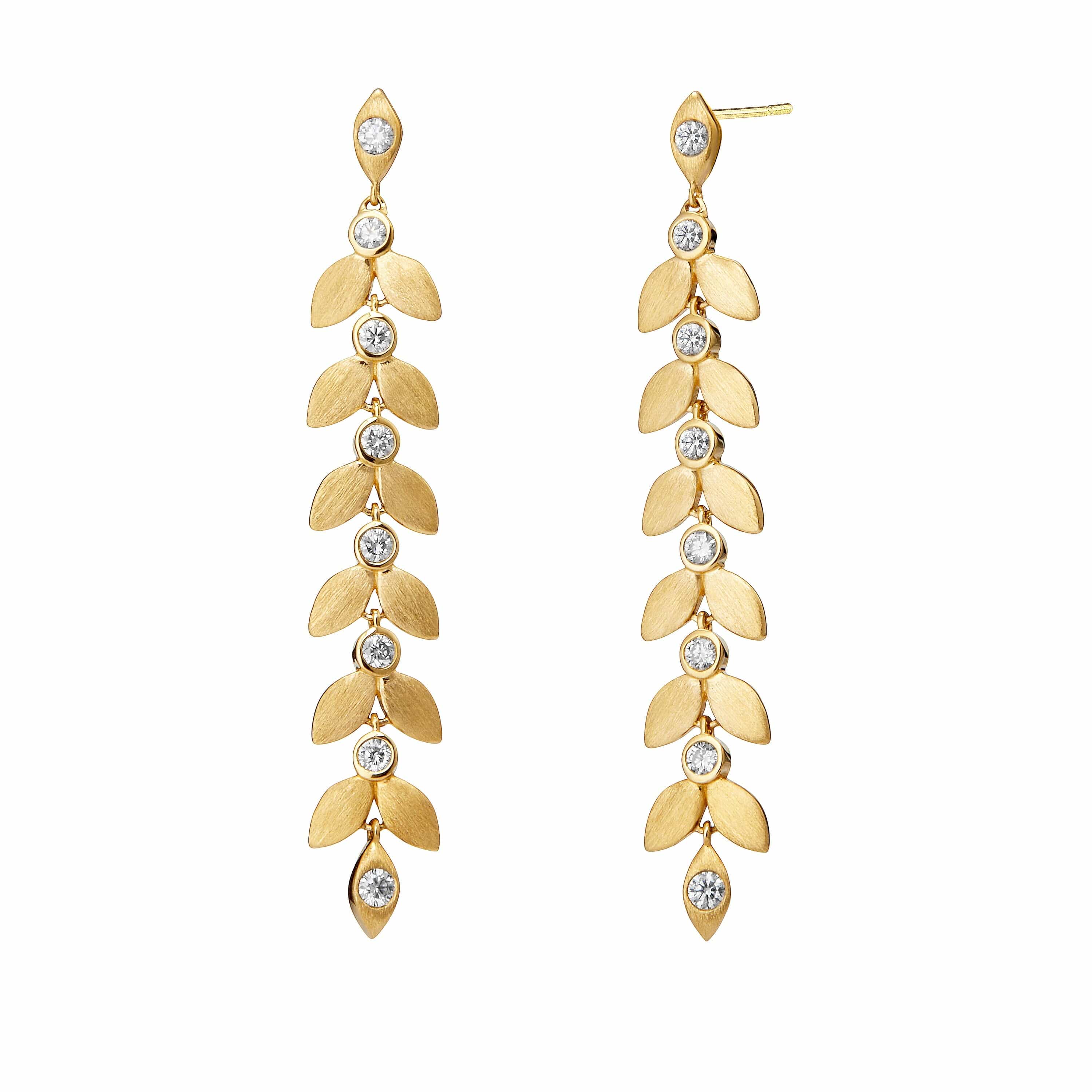 [Golden dew] 韓国☆18K Gold☆Reflection3 Earrings Golden dew] 韓国☆18K Gold☆Reflection3 Earrings アクセサリー