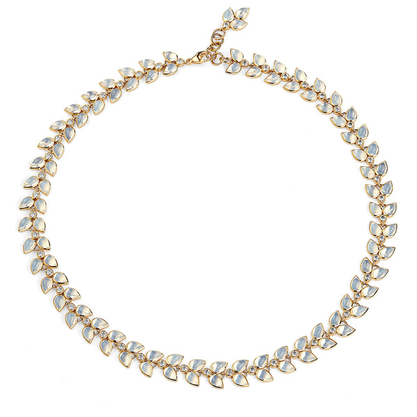 Moon Quartz Vine Necklace
