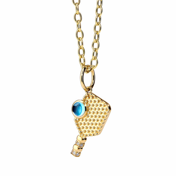 Pickleball Charm Pendant