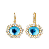 Oval Cluster Earrings