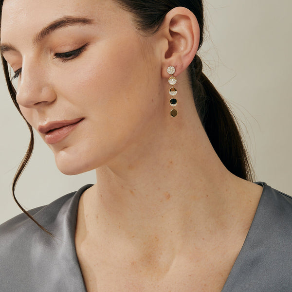 Cosmic Moon Phase Earrings