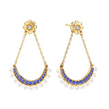 Mogul Pearl & Diamond Earrings