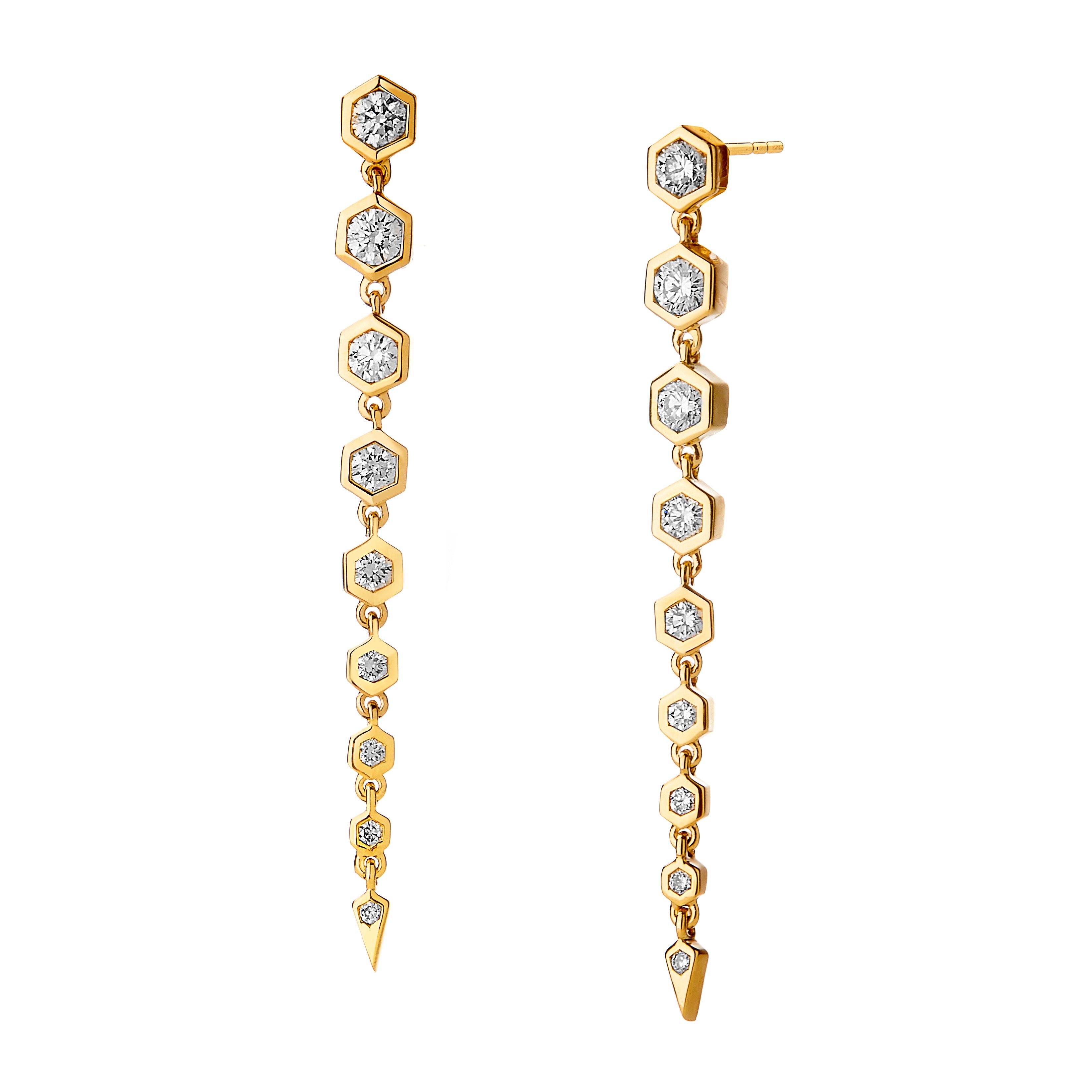 Hex Duster Earrings from Syna Jewels – SYNAJEWELS