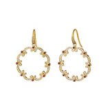Mogul Gemstone & Diamond Earrings