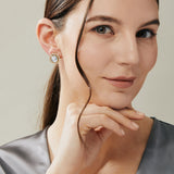 Cosmic Cluster Diamond Earrings