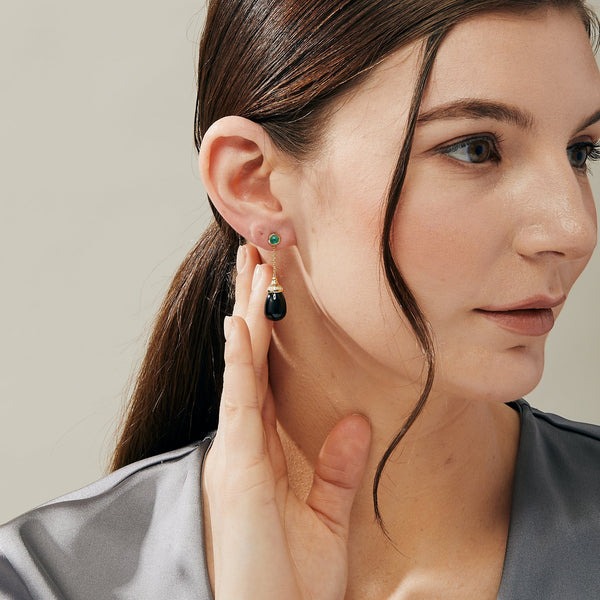Mogul Drop Chain Diamond Earrings