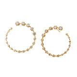 Hex Hoop Earrings