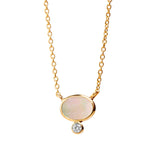 Cosmic Mother of Pearl Necklace