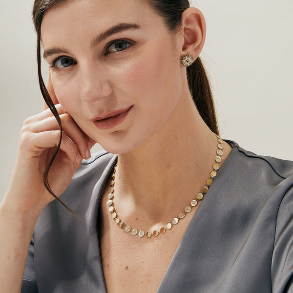 Cosmic Moon Phase Necklace
