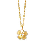 Jardin Satin Flower Pendant