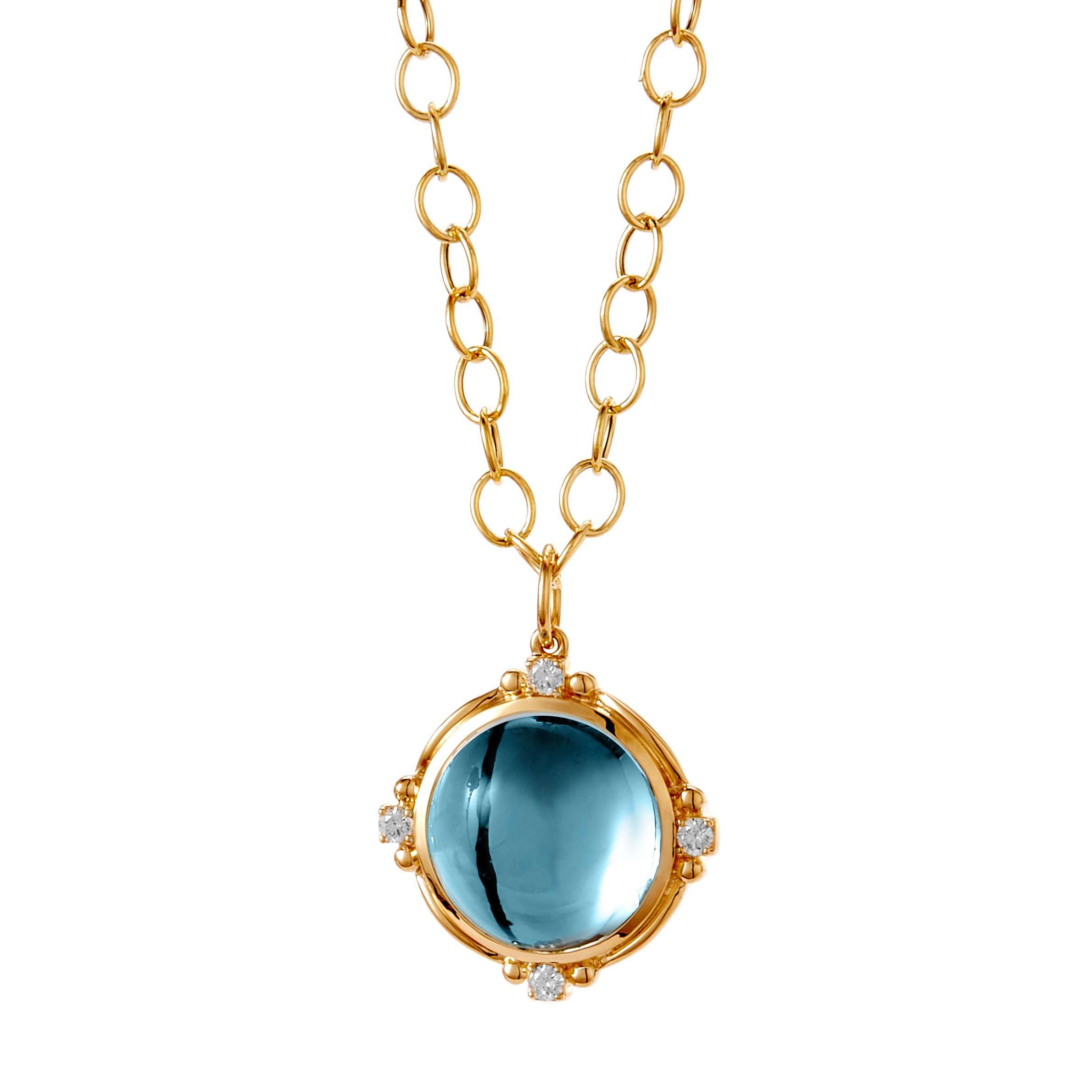 Mogul Gemstone Diamond Pendant from Syna Jewels – SYNAJEWELS