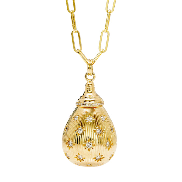 Cosmic Diamond Stars Drop Pendant