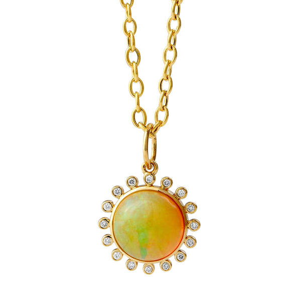 Cosmic Ethiopian Opal Exotic Pendant