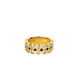Cosmic Gemstone & Diamond Ring