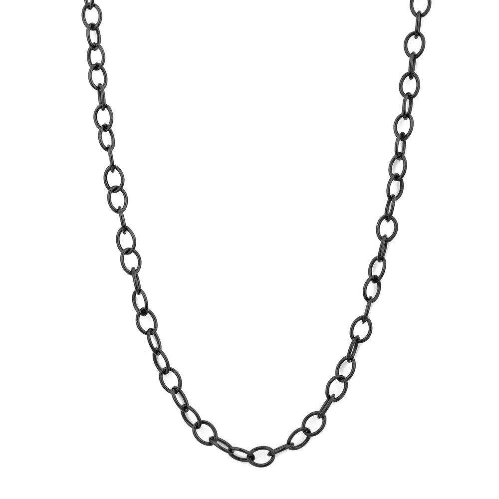 Oxidized Silver Link Chain from Syna Jewels – SYNAJEWELS