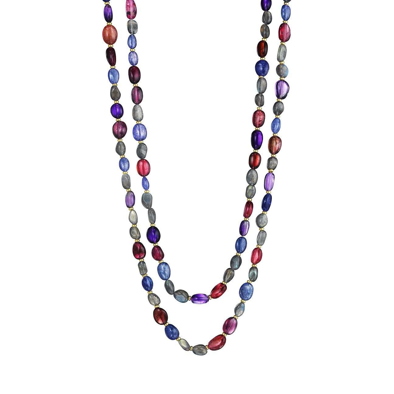 Multicolored Mogul Bead Necklace from Syna Jewels – SYNAJEWELS