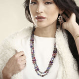 Multicolored Mogul Bead Necklace